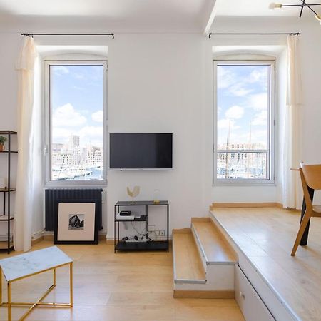 Le Rive Neuve Standing Vieux-Port - Appartement 1 Chambre 4 Pers Vue Mer Clim Marseille Eksteriør billede